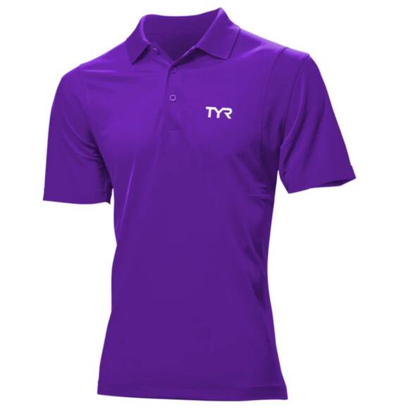Tyr Men's Tech Polo ALLIANCE Ext. Large Purple - Picture 1 of 5